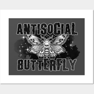 Antisocial Butterfly Posters and Art